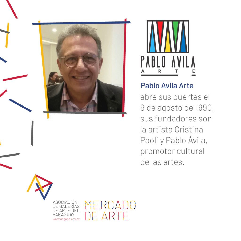 Pablo Ávila Arte Contemporáneo abre sus puertas el 9 de agosto de 1990, sus fundadores son la artista Cristina Paoli y Pablo Ávila, promotor cultural de las artes.
